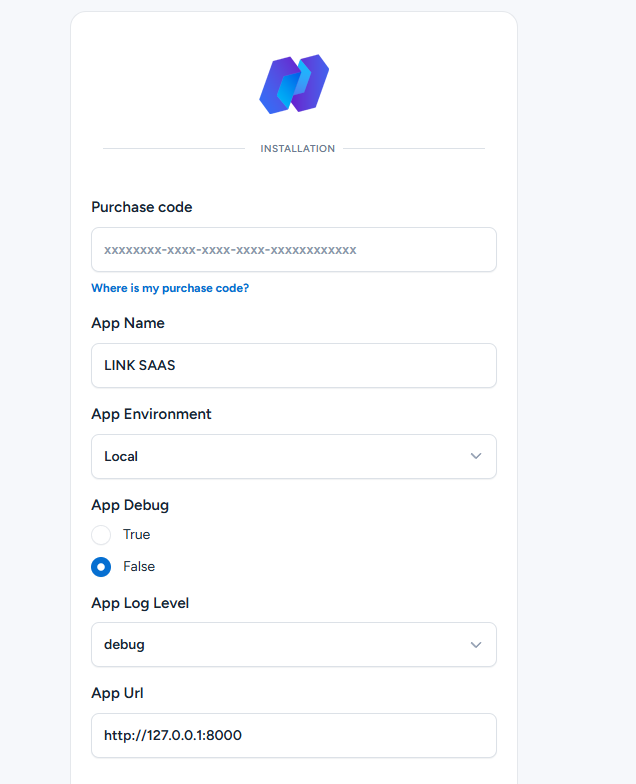 LinkSaaS Installation